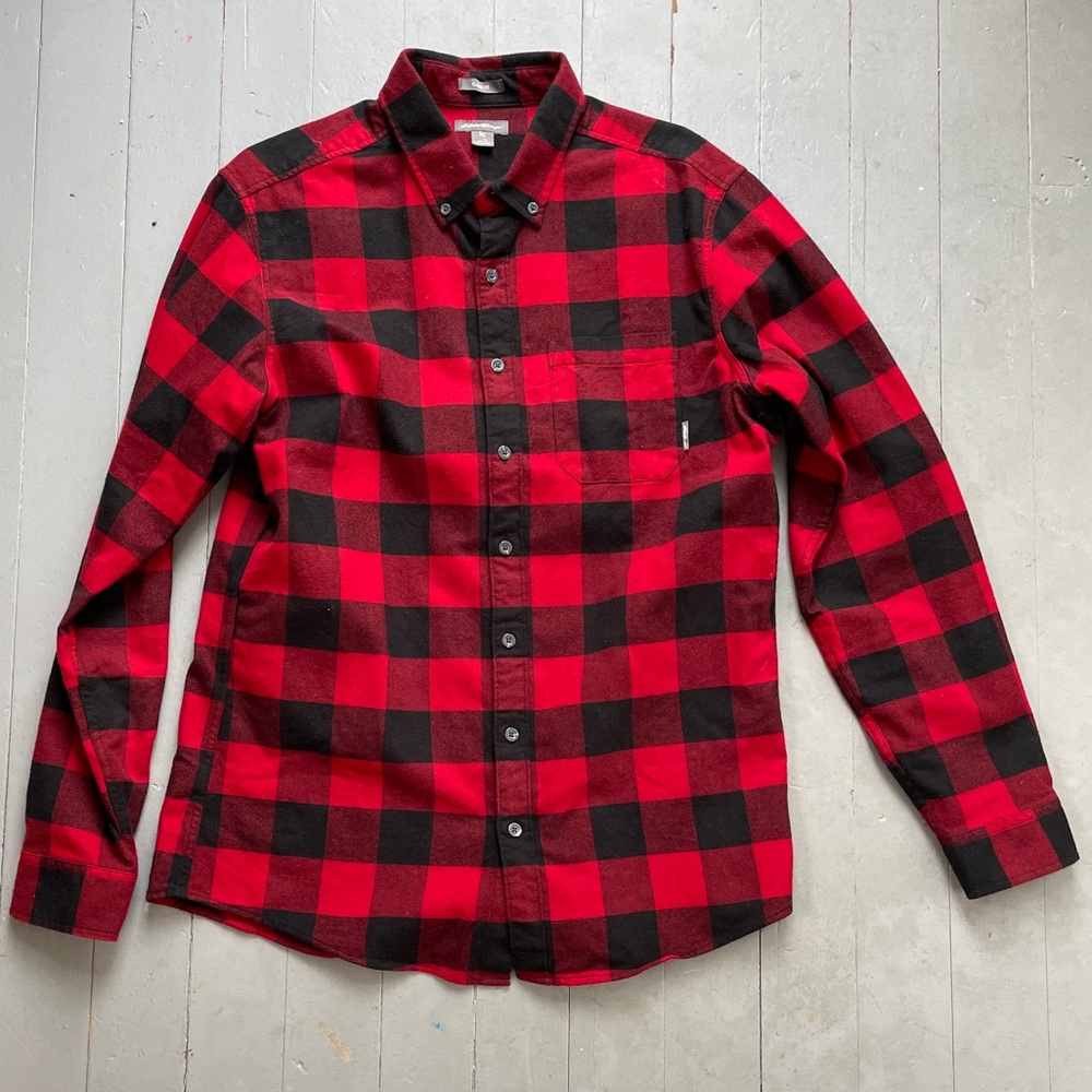 Eddie Bauer Buffalo Check Flannel Button Up